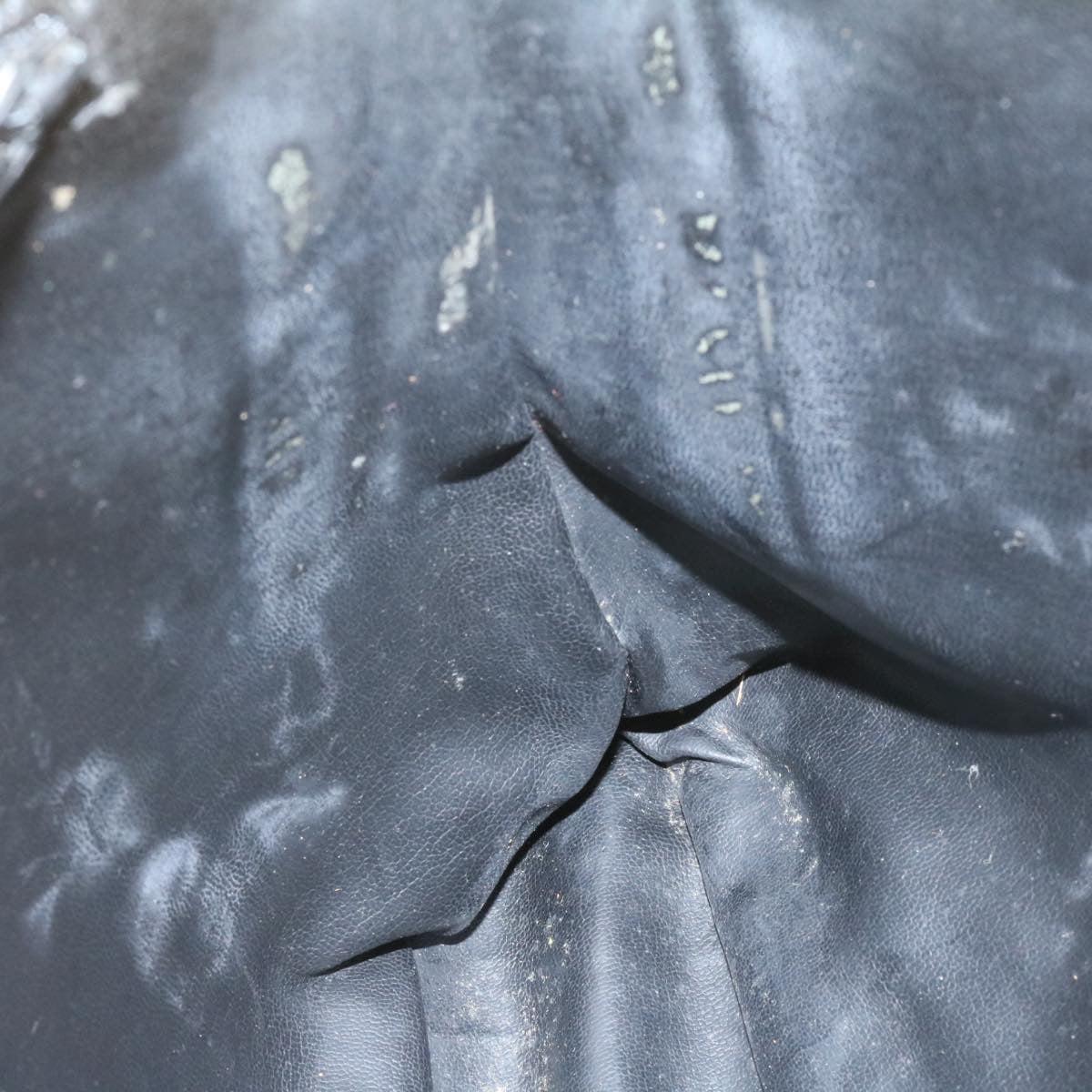 CHANEL Lamb Skin Matelasse Chain Shoulder Bag Black CC Auth ar4355A