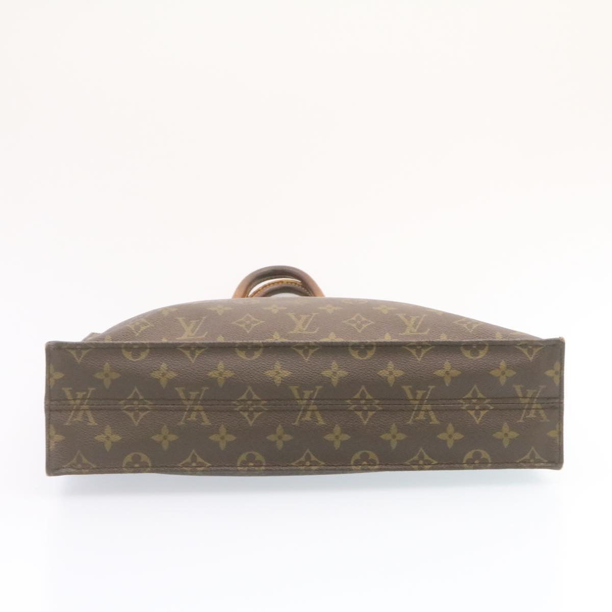 LOUIS VUITTON Monogram Sac Plat Hand Bag M51140 LV Auth ar4575