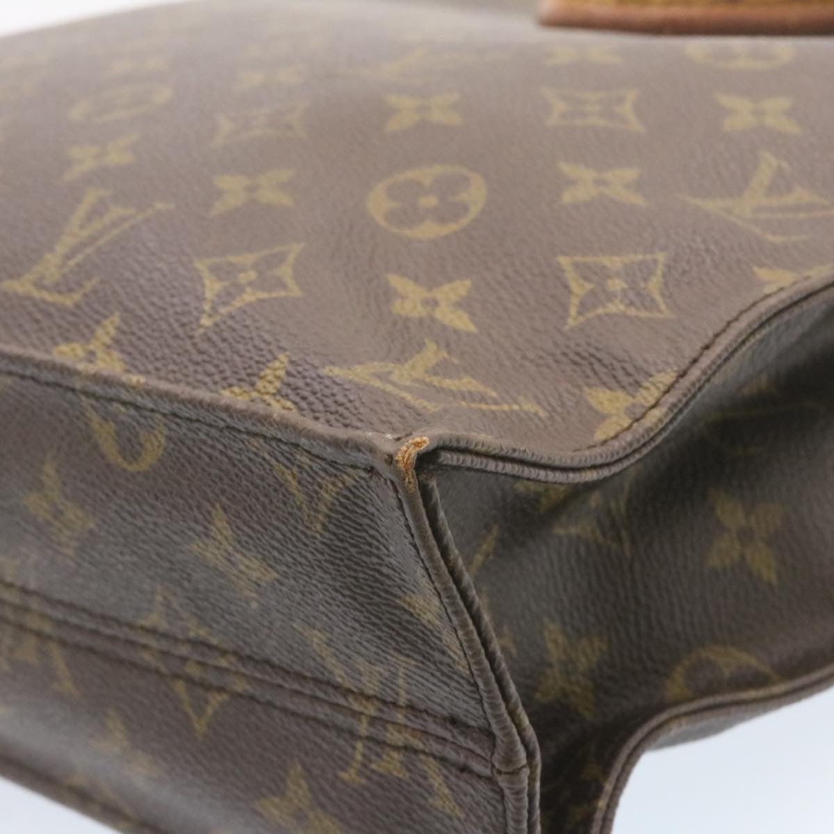 LOUIS VUITTON Monogram Sac Plat Hand Bag M51140 LV Auth ar4575