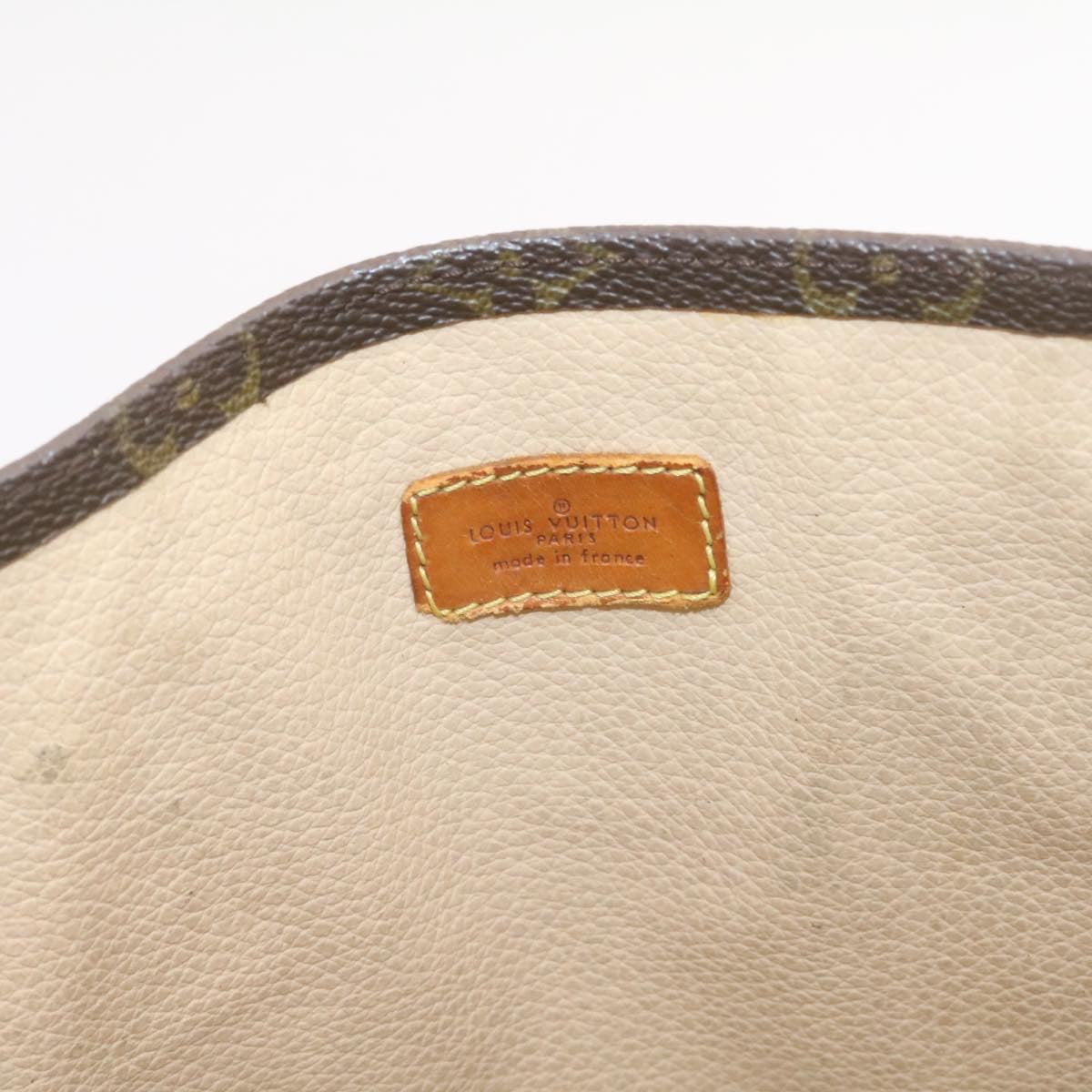 LOUIS VUITTON Monogram Sac Plat Hand Bag M51140 LV Auth ar4575