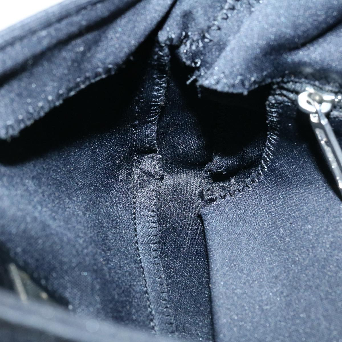 FENDI Shoulder Bag Nylon Black Auth ar4731