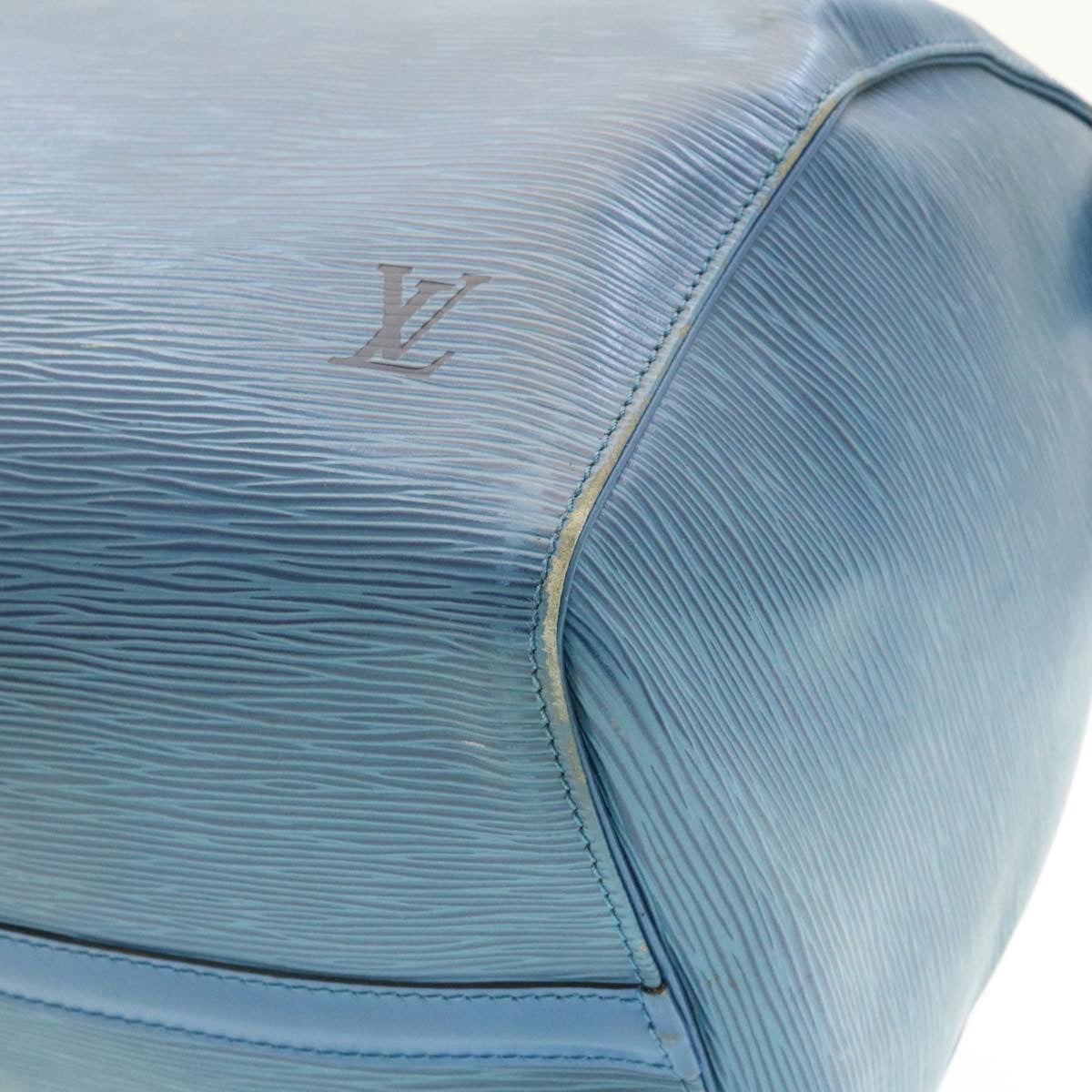 LOUIS VUITTON Epi Speedy 35 Hand Bag Blue M42995 LV Auth ar5050