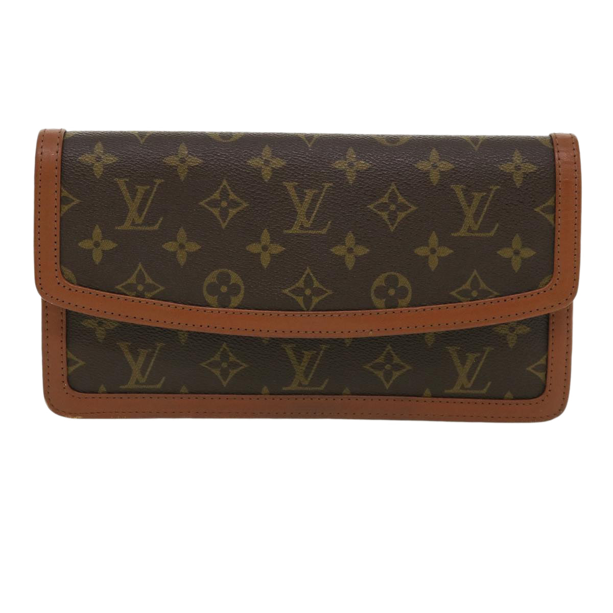 LOUIS VUITTON Monogram Pochette Dam PM Clutch Bag M51812 LV Auth ar5131