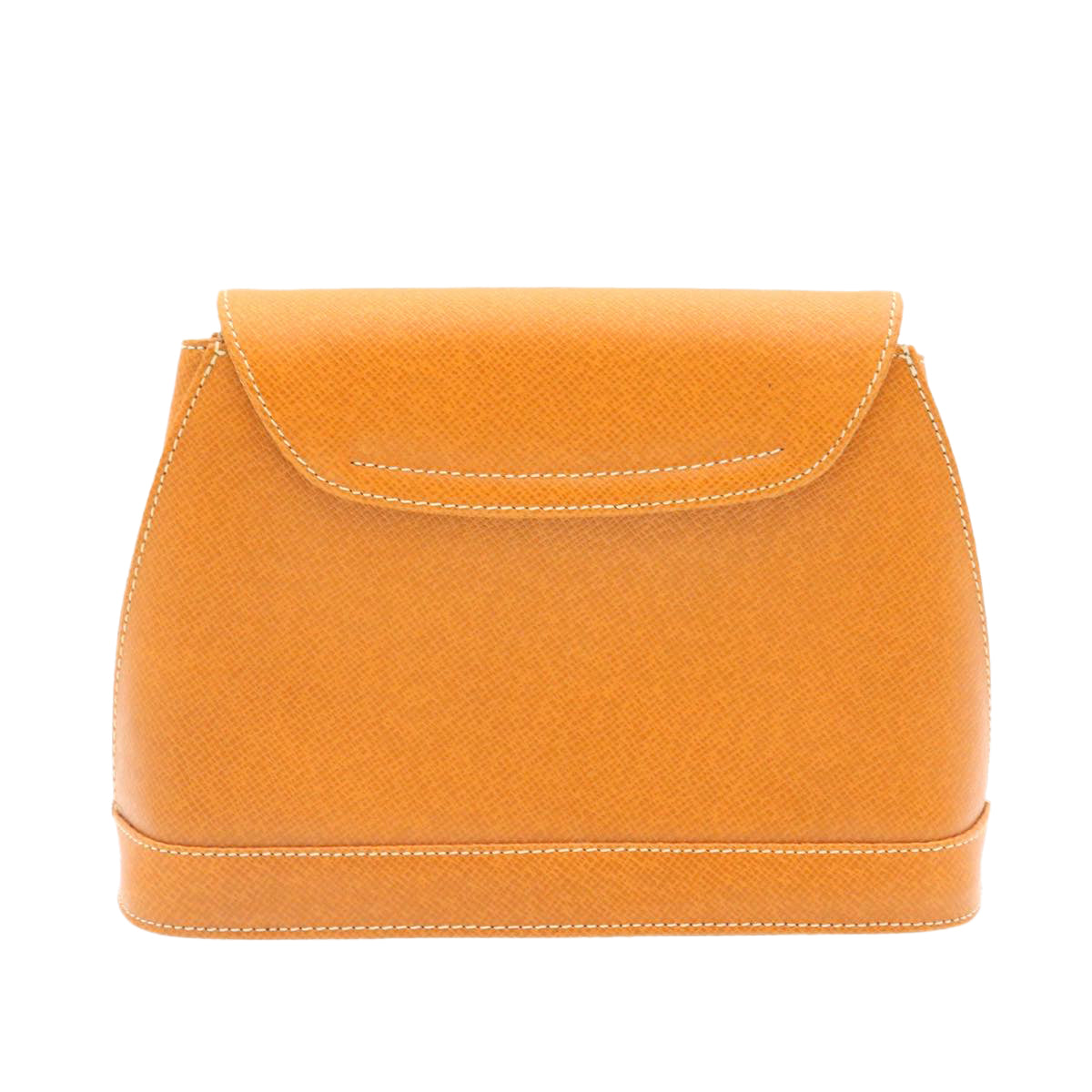 VALENTINO Shoulder Bag Leather Orange Auth ar5163 - 0