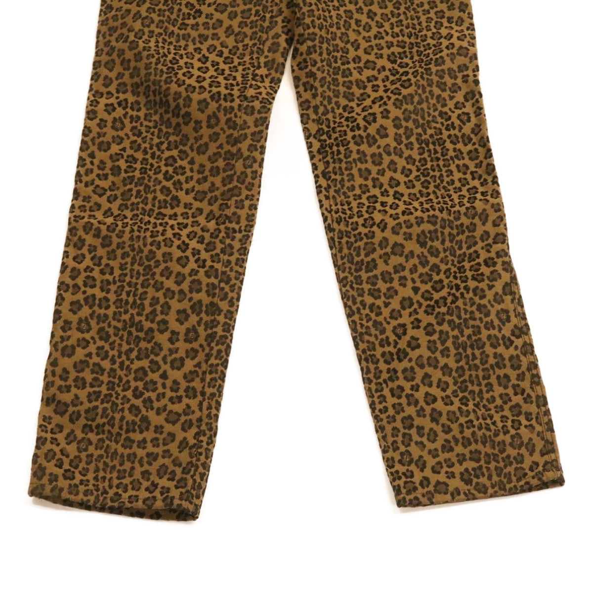 FENDI Leopard Pattern Pants Brown Auth ar5303