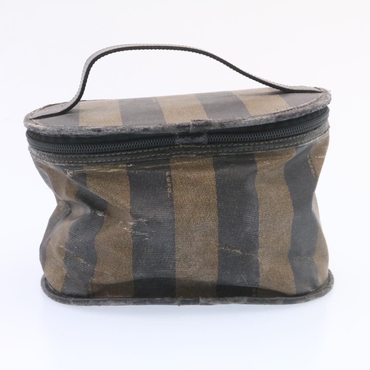 FENDI Shoulder Bag Canvas 2Set Black Brown Auth ar5459