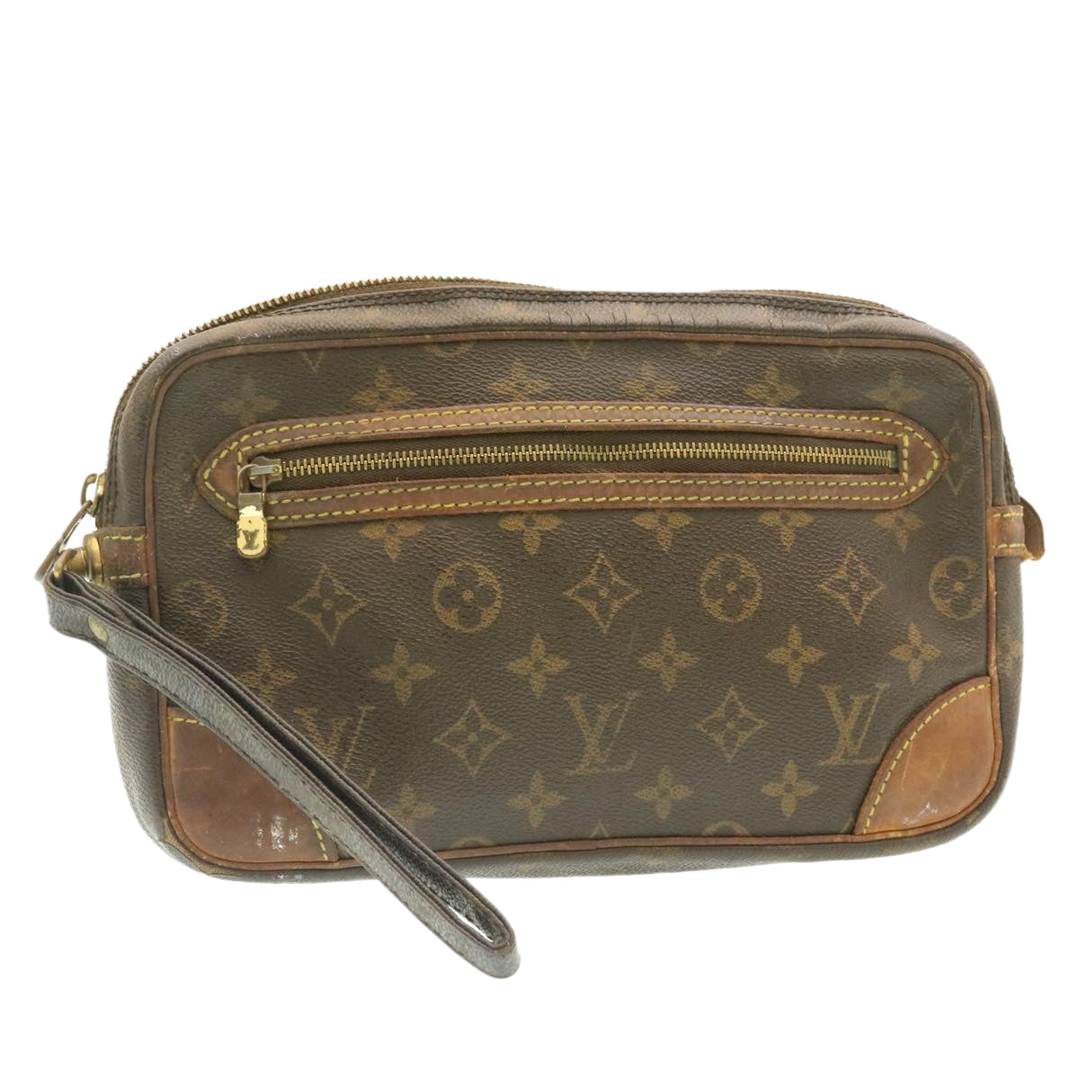 LOUIS VUITTON Monogram Marly Dragonne GM Clutch Bag M51825 LV Auth ar5557