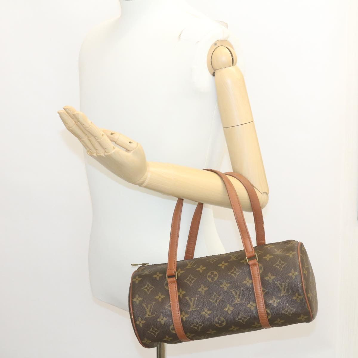 LOUIS VUITTON Monogram Papillon 30 Hand Bag Vintage M51365 LV Auth ar5602