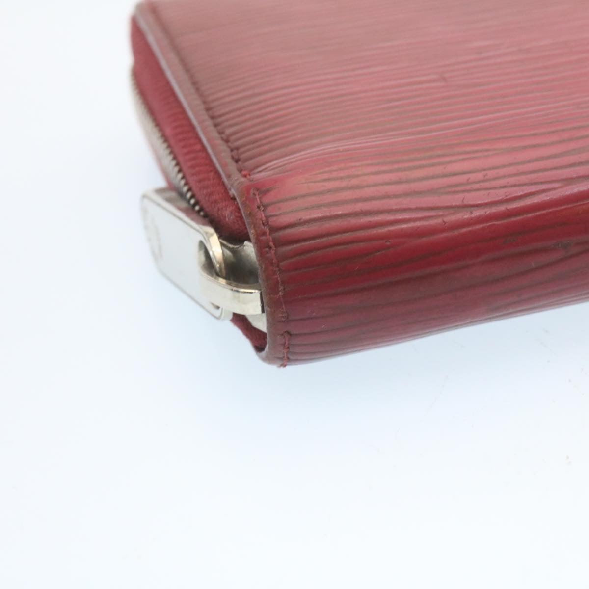 LOUIS VUITTON Epi Zippy Wallet Long Wallet Red M60310 LV Auth ar5833