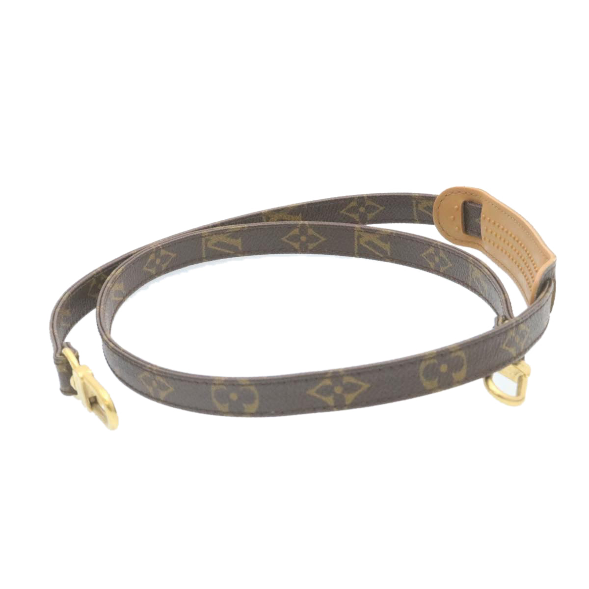 LOUIS VUITTON Monogram Shoulder Strap LV Auth ar5874