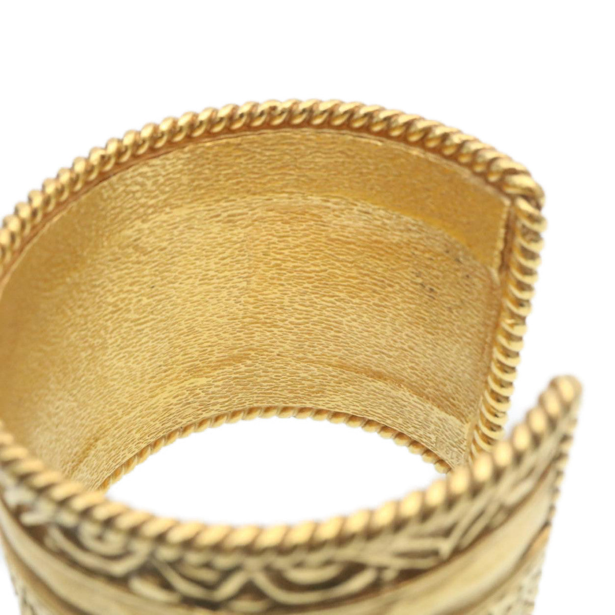 CHANEL Bracelet Gold CC Auth ar5932