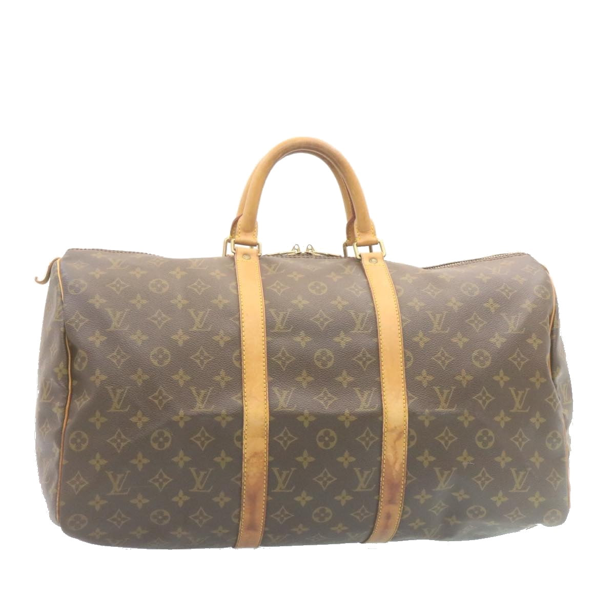 LOUIS VUITTON Monogram Keepall 50 Boston Bag M41426 LV Auth ar6136