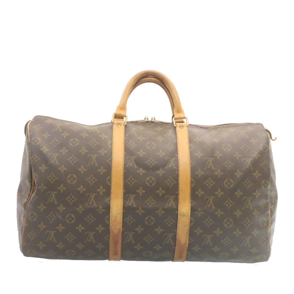 LOUIS VUITTON Monogram Keepall 50 Boston Bag M41426 LV Auth ar6136