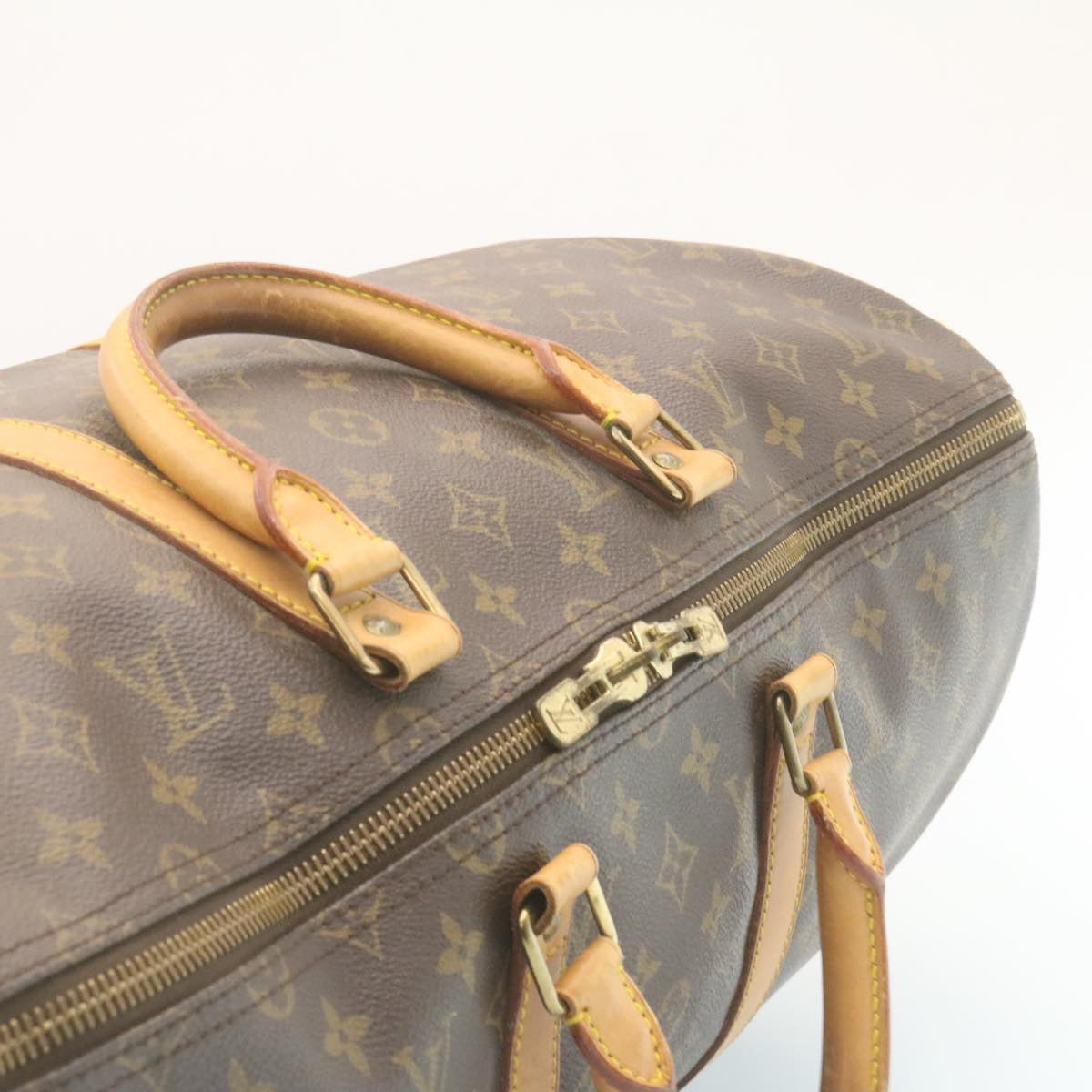 LOUIS VUITTON Monogram Keepall 50 Boston Bag M41426 LV Auth ar6136