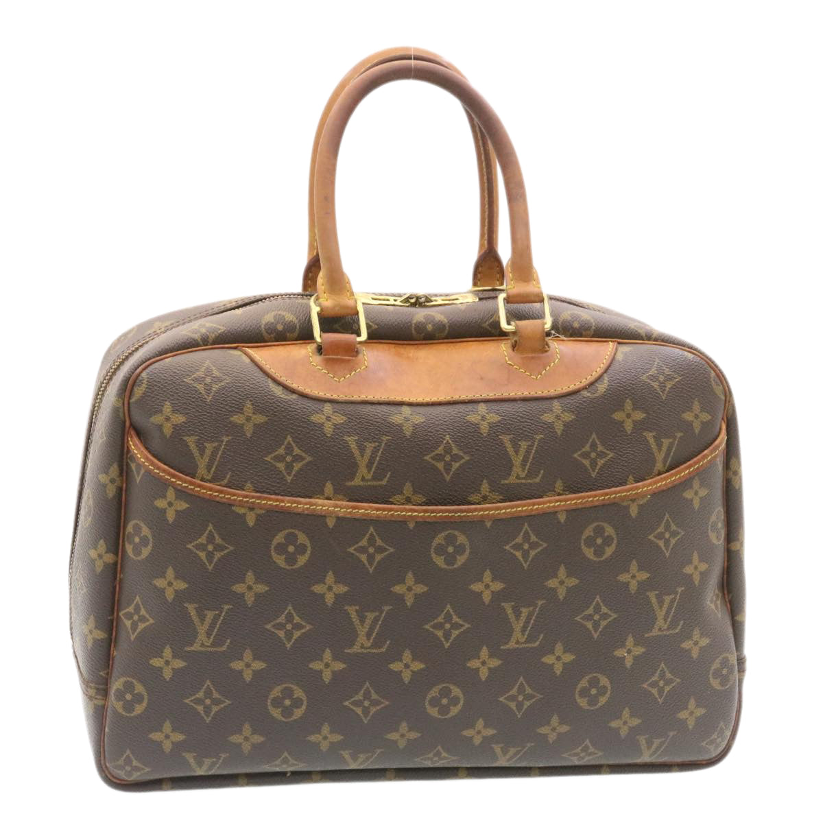 LOUIS VUITTON Monogram Deauville Hand Bag M47270 LV Auth ar6166