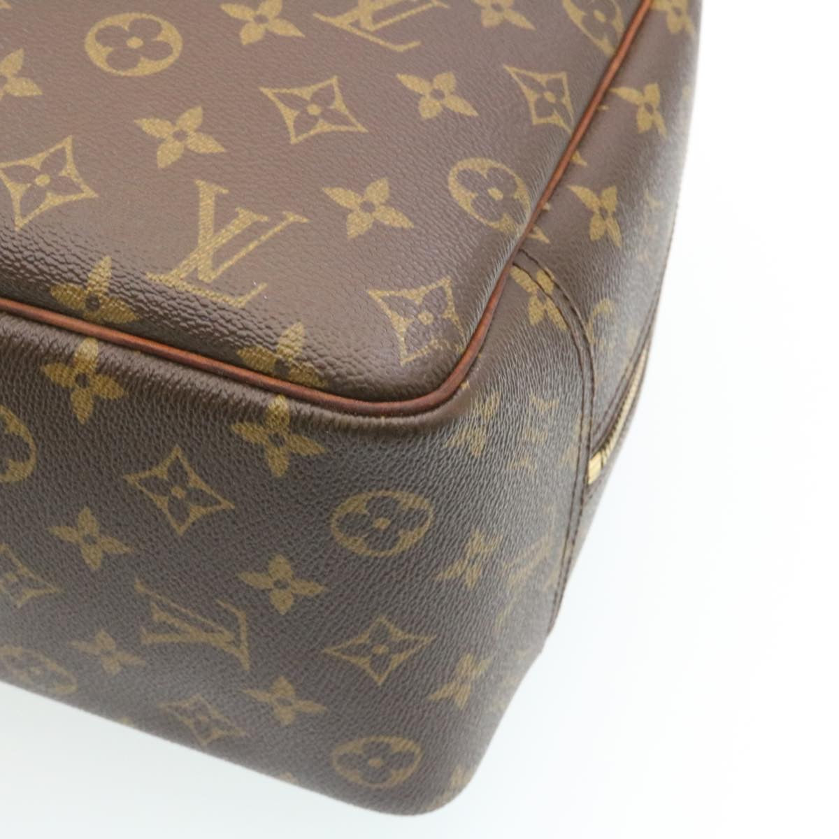 LOUIS VUITTON Monogram Deauville Hand Bag M47270 LV Auth ar6166