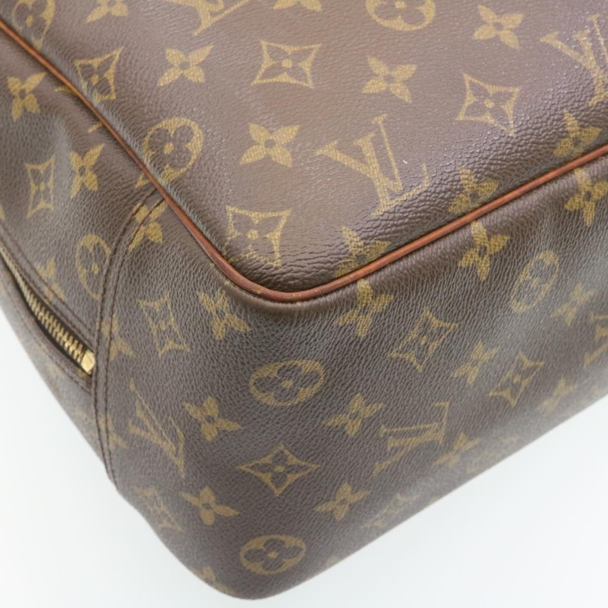 LOUIS VUITTON Monogram Deauville Hand Bag M47270 LV Auth ar6166