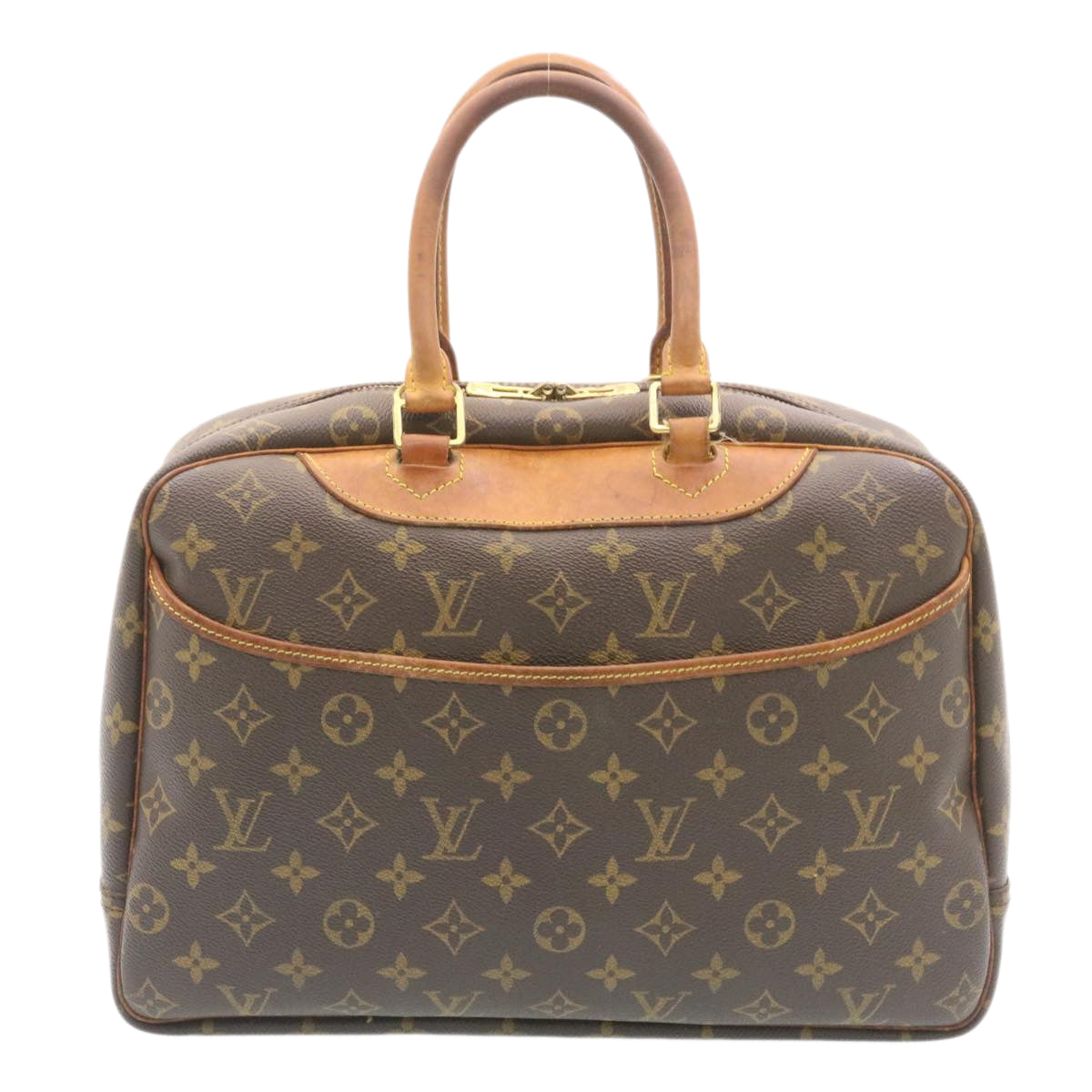 LOUIS VUITTON Monogram Deauville Hand Bag M47270 LV Auth ar6166