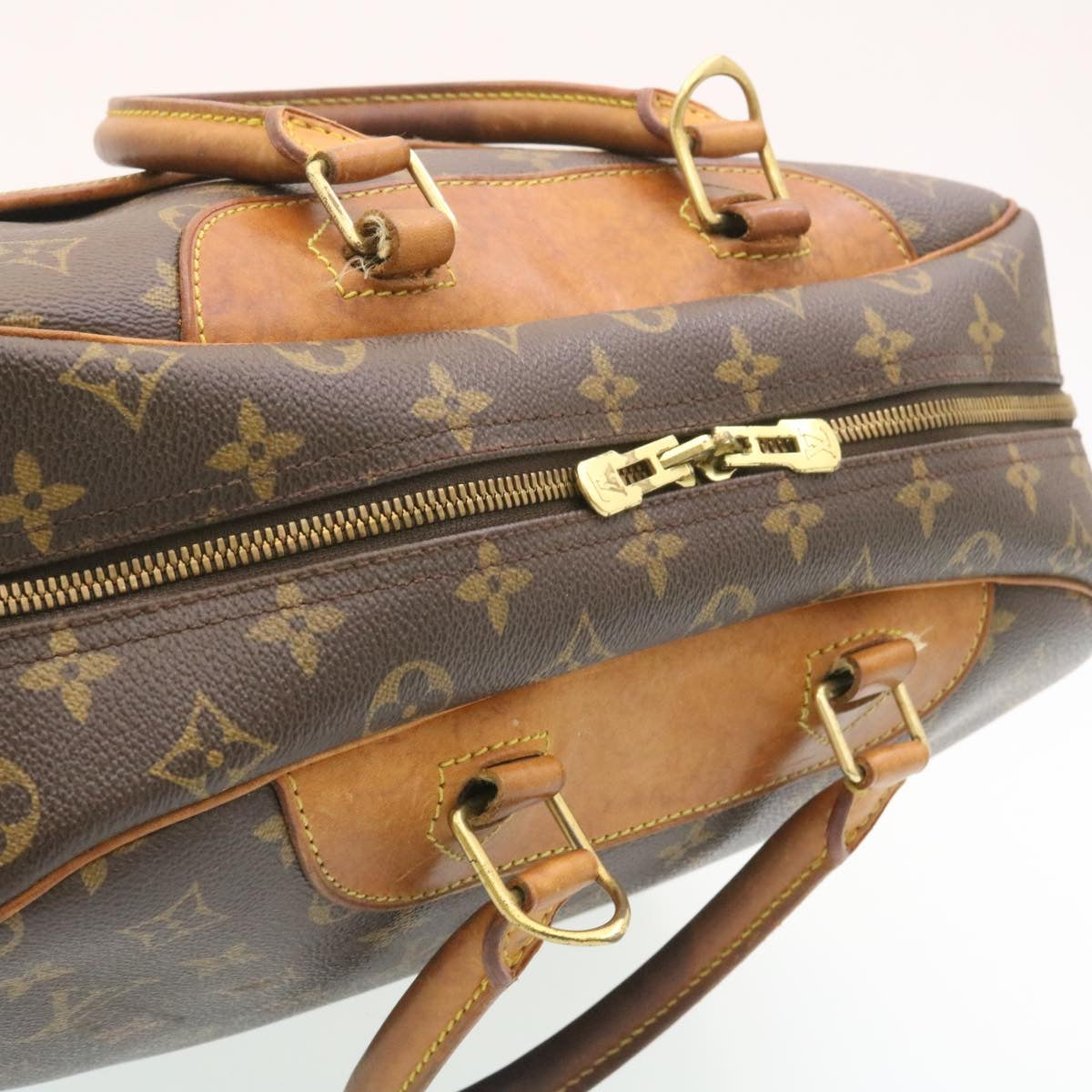 LOUIS VUITTON Monogram Deauville Hand Bag M47270 LV Auth ar6166