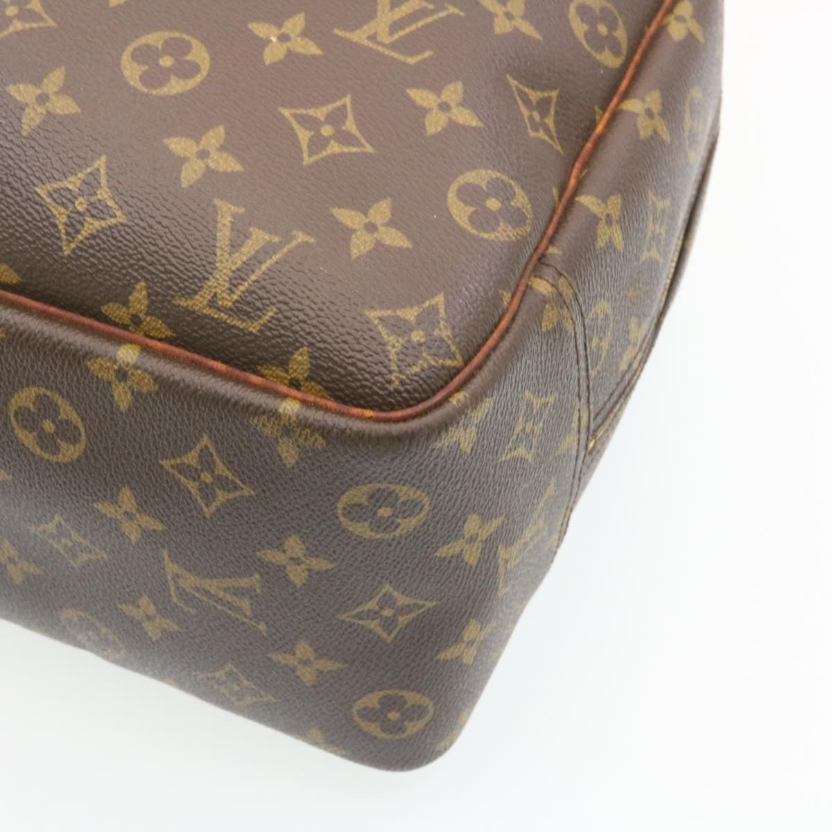 LOUIS VUITTON Monogram Deauville Hand Bag M47270 LV Auth ar6166