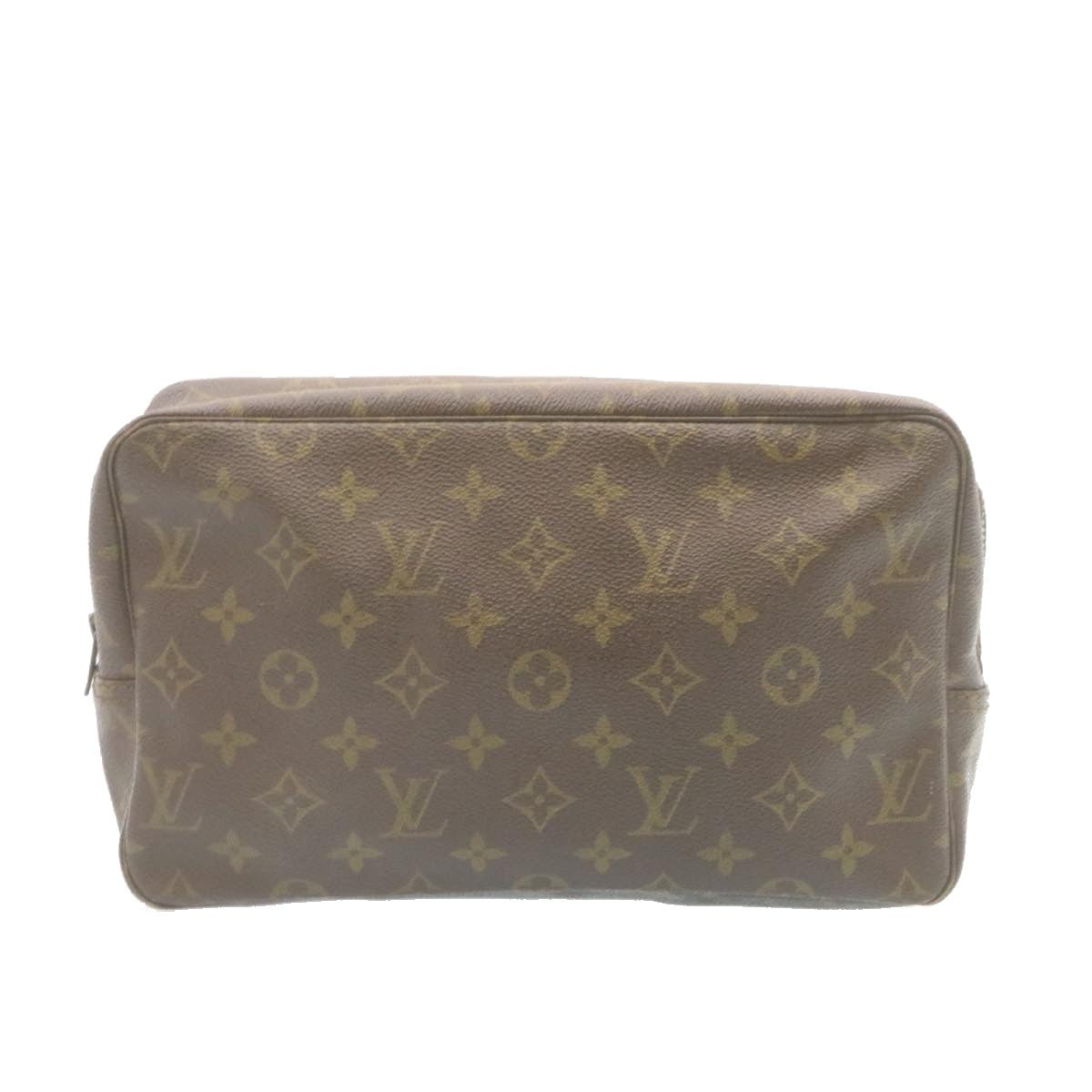 LOUIS VUITTON Monogram Trousse Toilette 28 Clutch Bag M47522 LV Auth ar6297