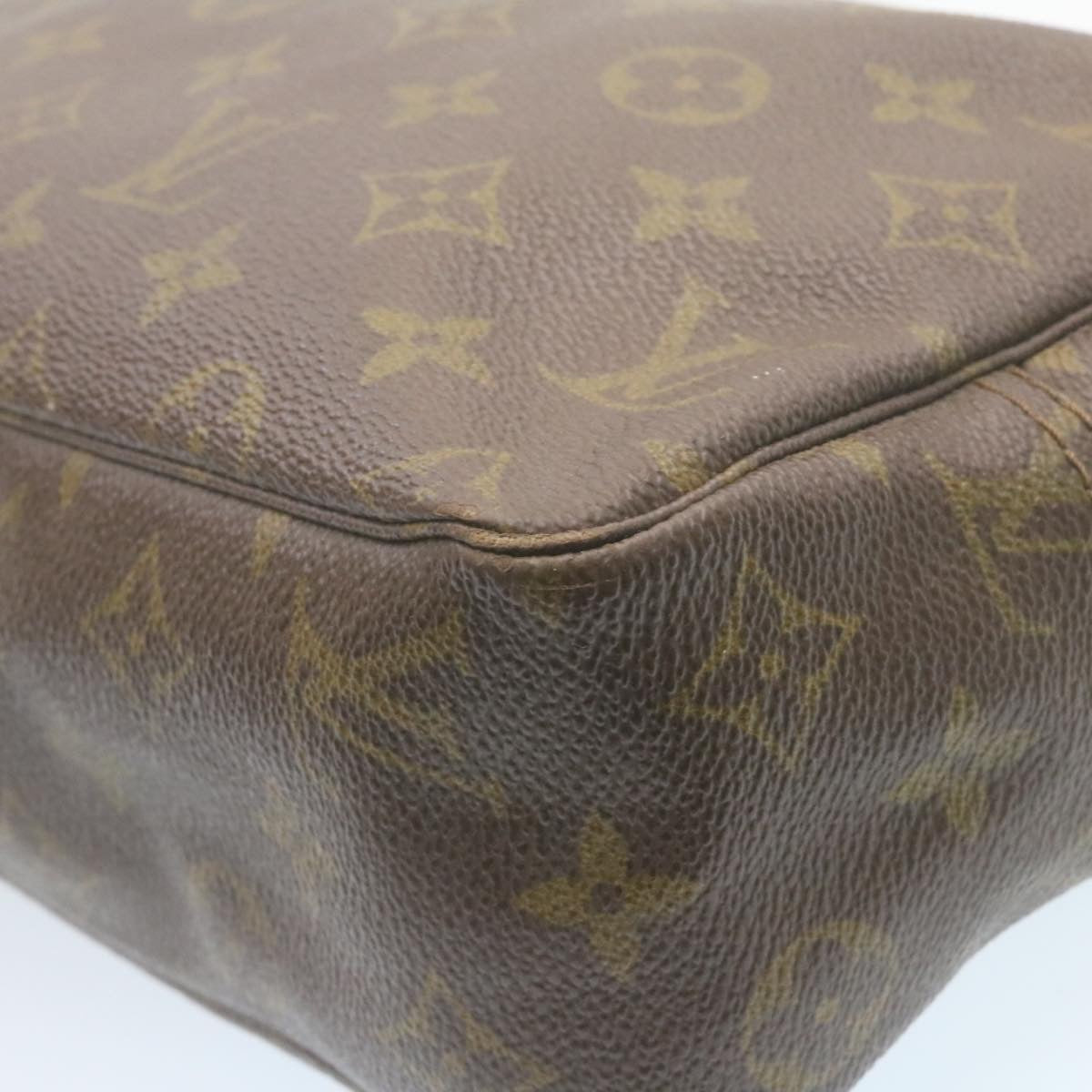 LOUIS VUITTON Monogram Trousse Toilette 28 Clutch Bag M47522 LV Auth ar6297