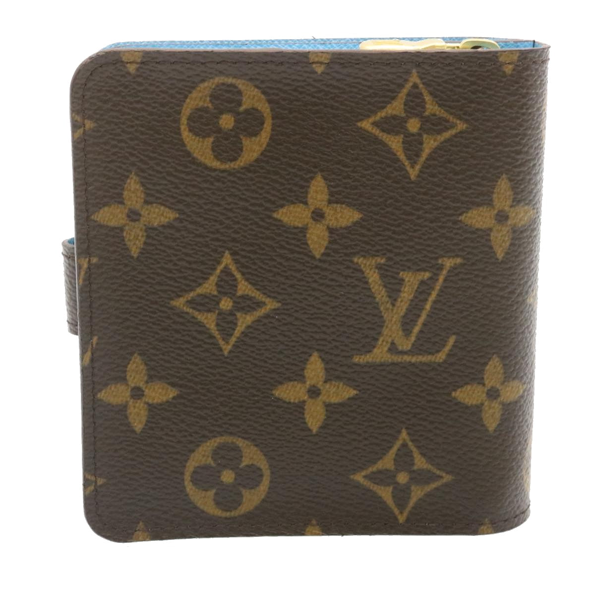 LOUIS VUITTON Monogram groom Compact zip Wallet M60036 LV Auth ar6374 - 0