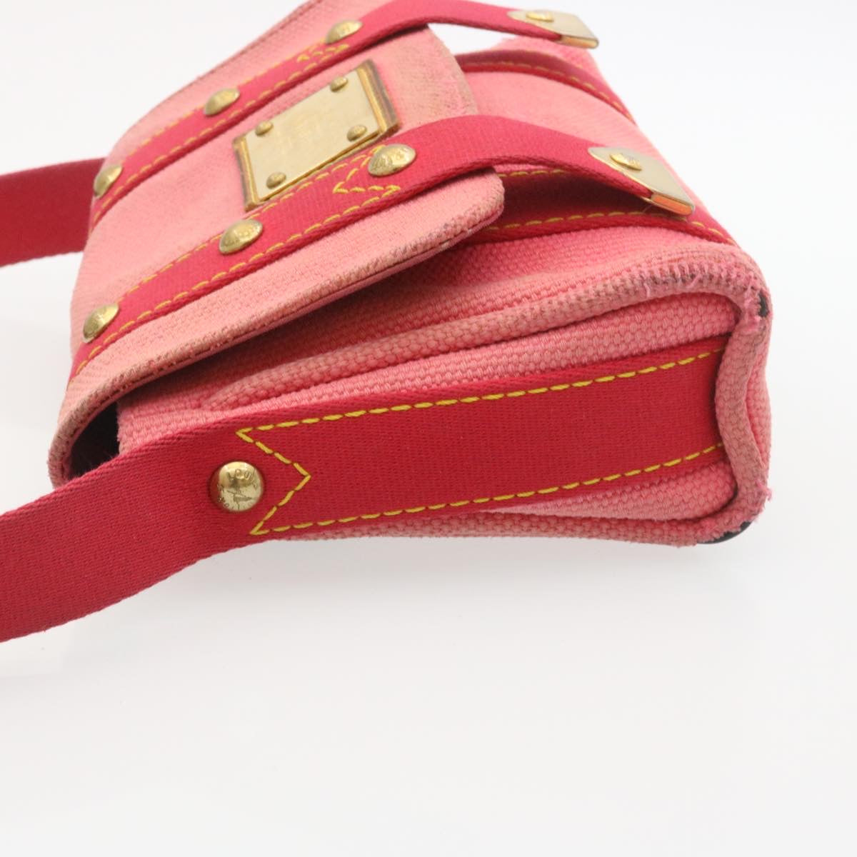 LOUIS VUITTON Antigua Sac Rabat Shoulder Bag Pink LV Auth ar6410