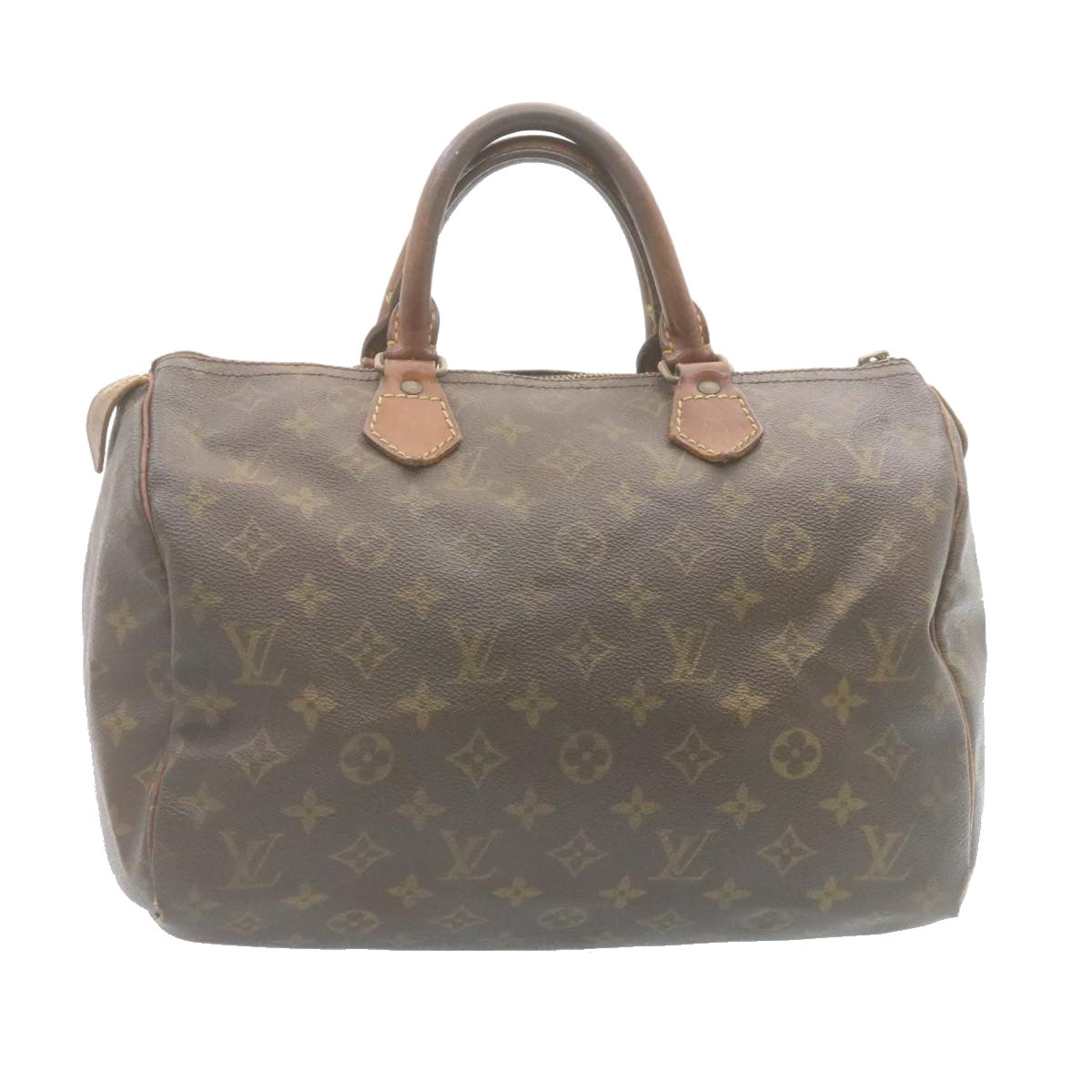 LOUIS VUITTON Monogram Speedy 30 Hand Bag M41526 LV Auth ar6431