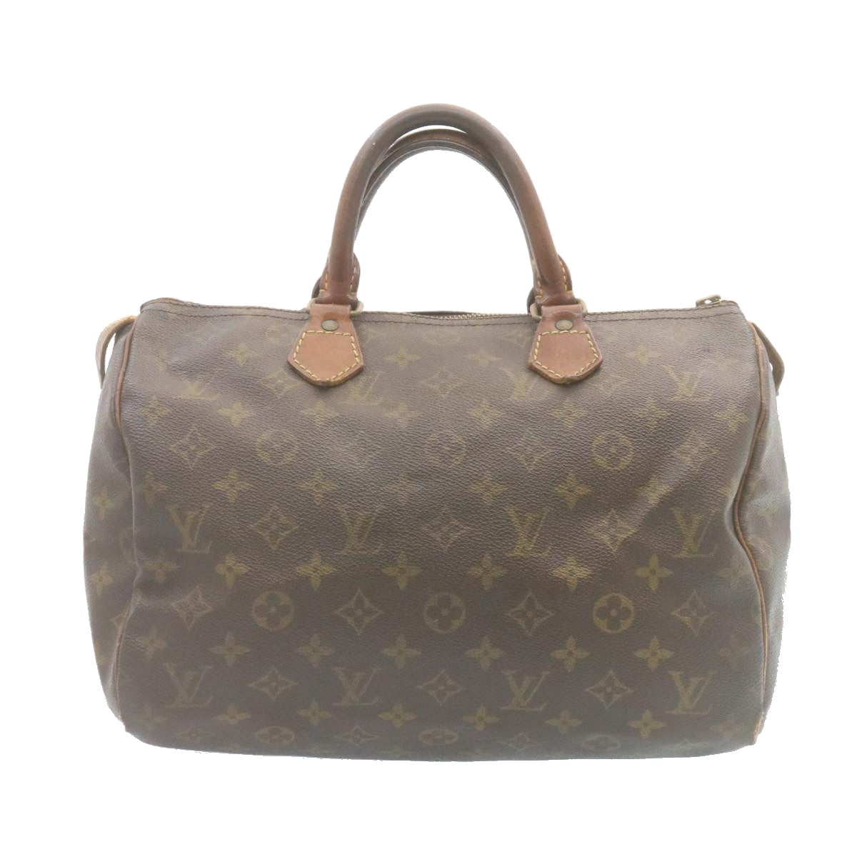 LOUIS VUITTON Monogram Speedy 30 Hand Bag M41526 LV Auth ar6431