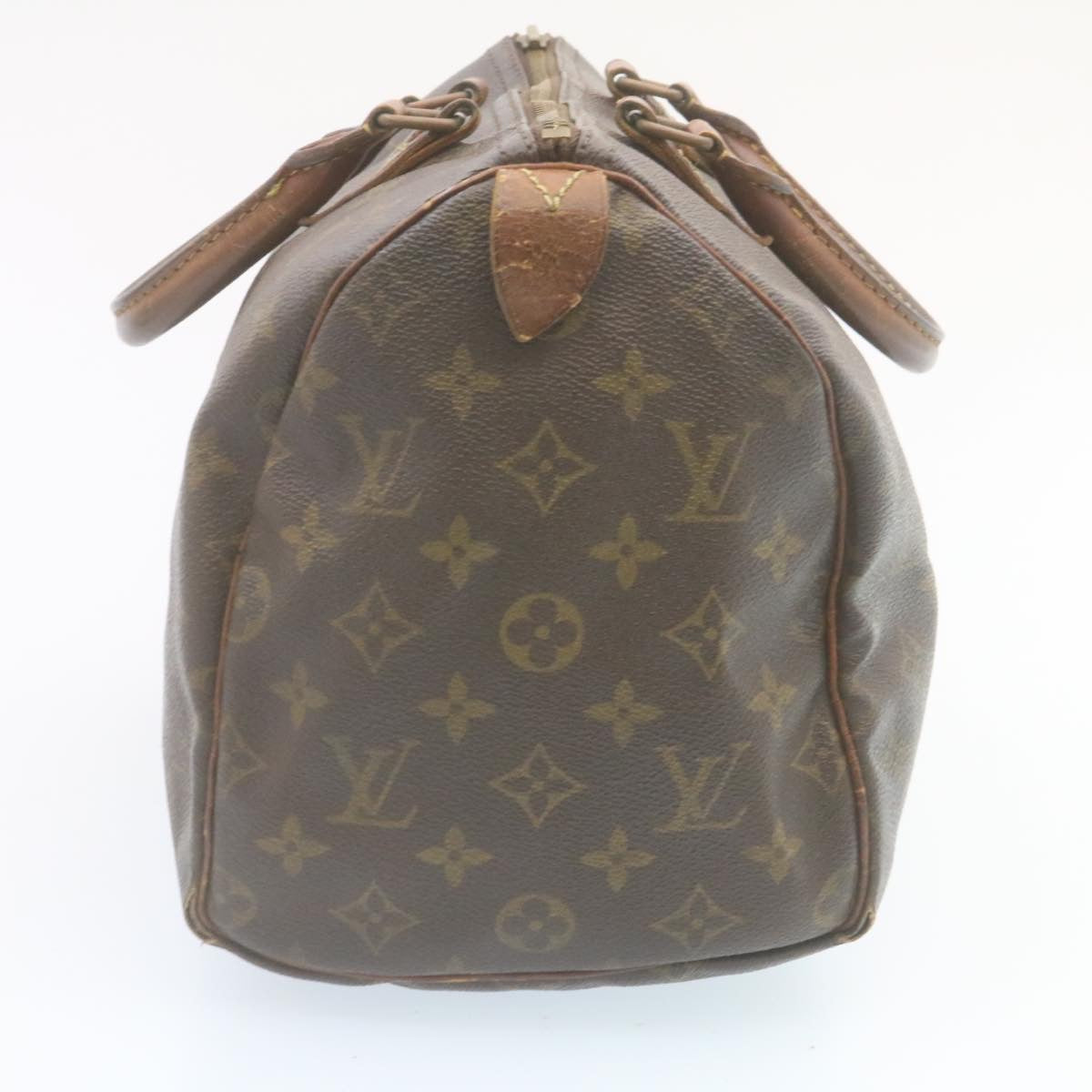 LOUIS VUITTON Monogram Speedy 30 Hand Bag M41526 LV Auth ar6431