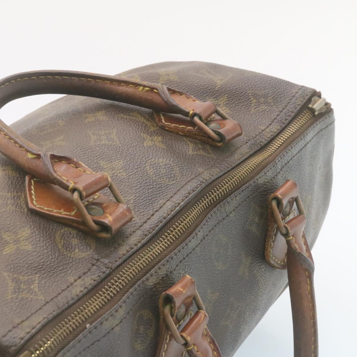 LOUIS VUITTON Monogram Speedy 30 Hand Bag M41526 LV Auth ar6431