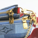 LOUIS VUITTON Denim Multi Pochette Accessoires Shoulder Bag M44990 Auth ar6462A-9