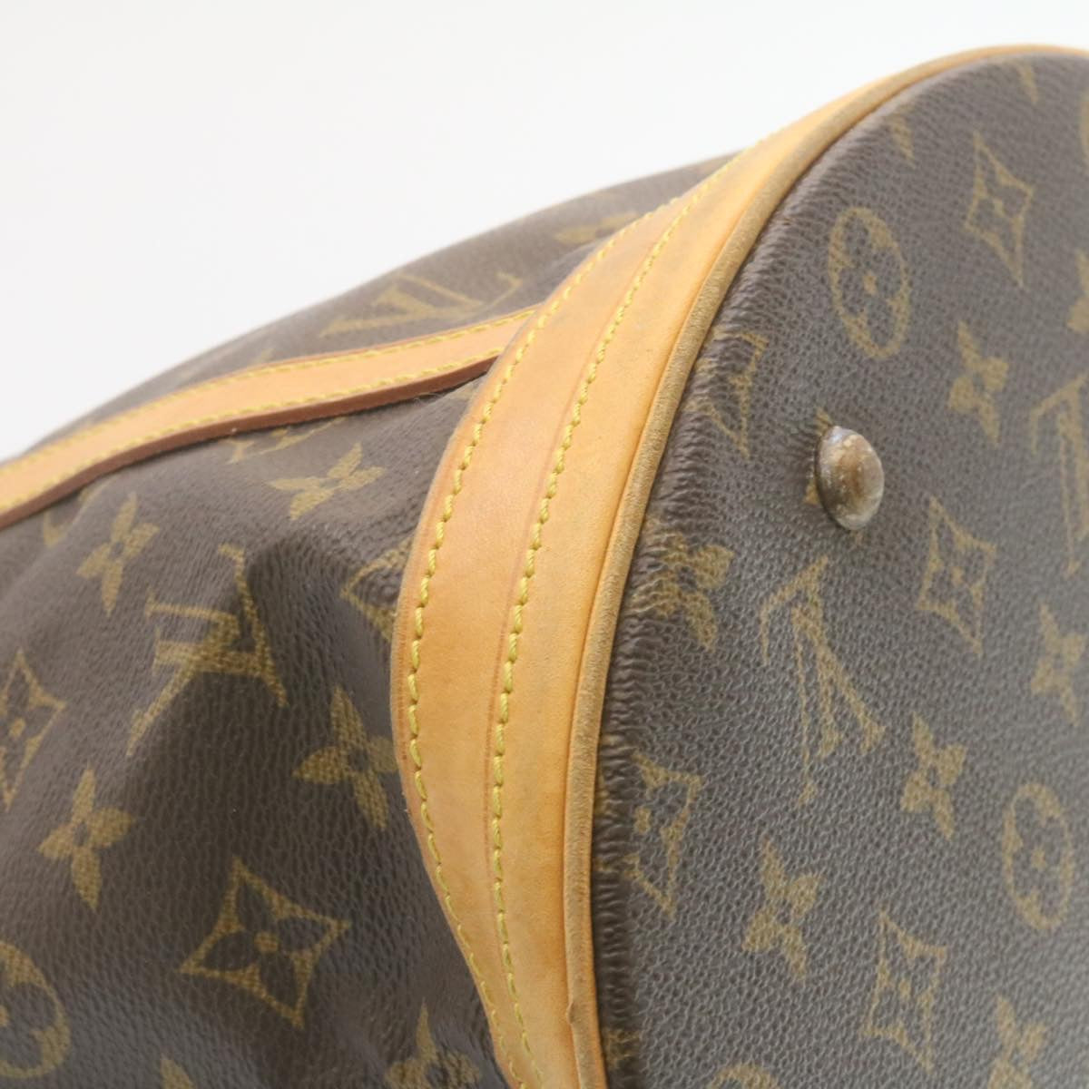 LOUIS VUITTON Monogram Bucket GM Shoulder Bag bs465 LV Auth ar6473