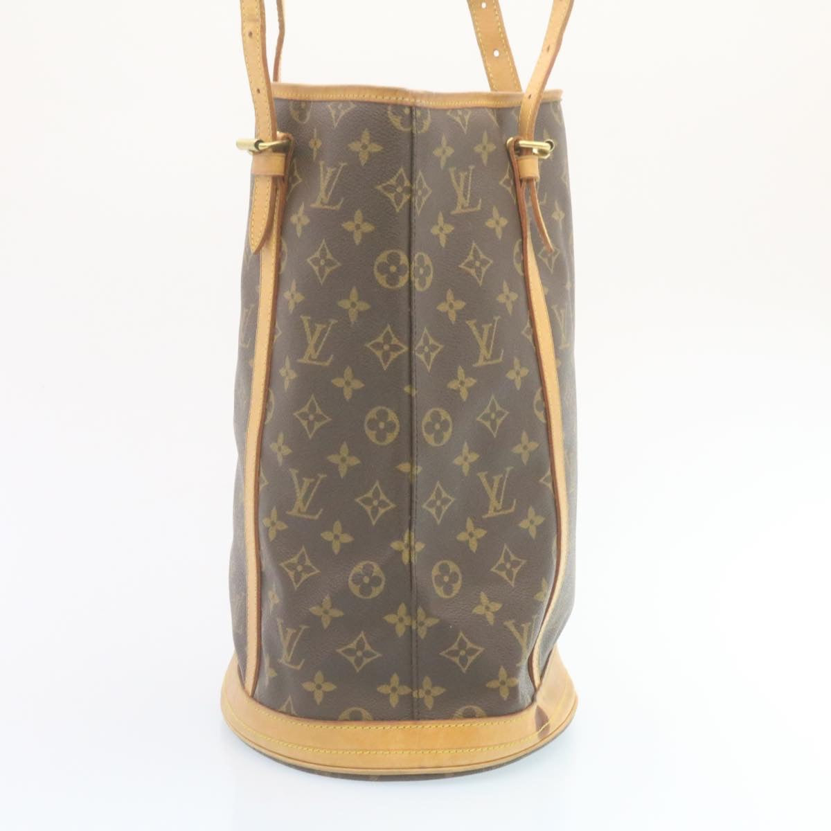 LOUIS VUITTON Monogram Bucket GM Shoulder Bag bs465 LV Auth ar6473