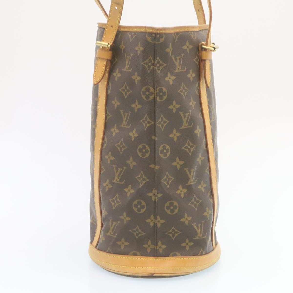 LOUIS VUITTON Monogram Bucket GM Shoulder Bag bs465 LV Auth ar6473