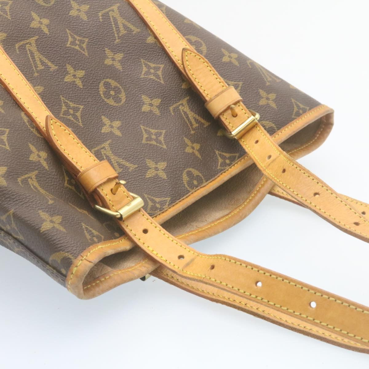 LOUIS VUITTON Monogram Bucket GM Shoulder Bag bs465 LV Auth ar6473