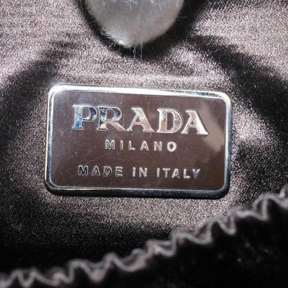 PRADA Hand Bag Nylon Khaki Auth ar6503
