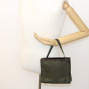 PRADA Hand Bag Nylon Khaki Auth ar6503-25