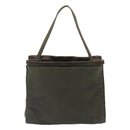 PRADA Hand Bag Nylon Khaki Auth ar6503-2