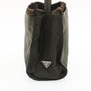 PRADA Hand Bag Nylon Khaki Auth ar6503-4