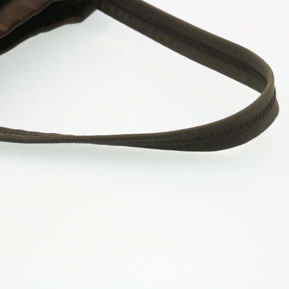 PRADA Hand Bag Nylon Khaki Auth ar6503