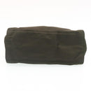PRADA Hand Bag Nylon Khaki Auth ar6503-5