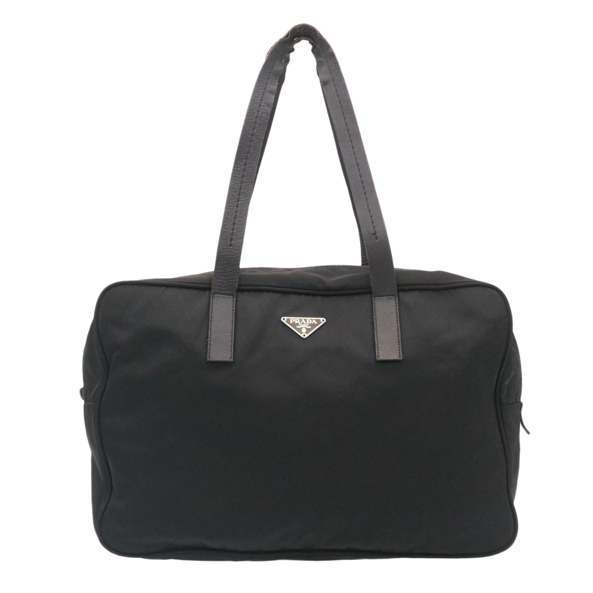 PRADA Hand Bag Shoulder Bag Nylon Canvas 3Set Beige Black Auth ar6506 - 0