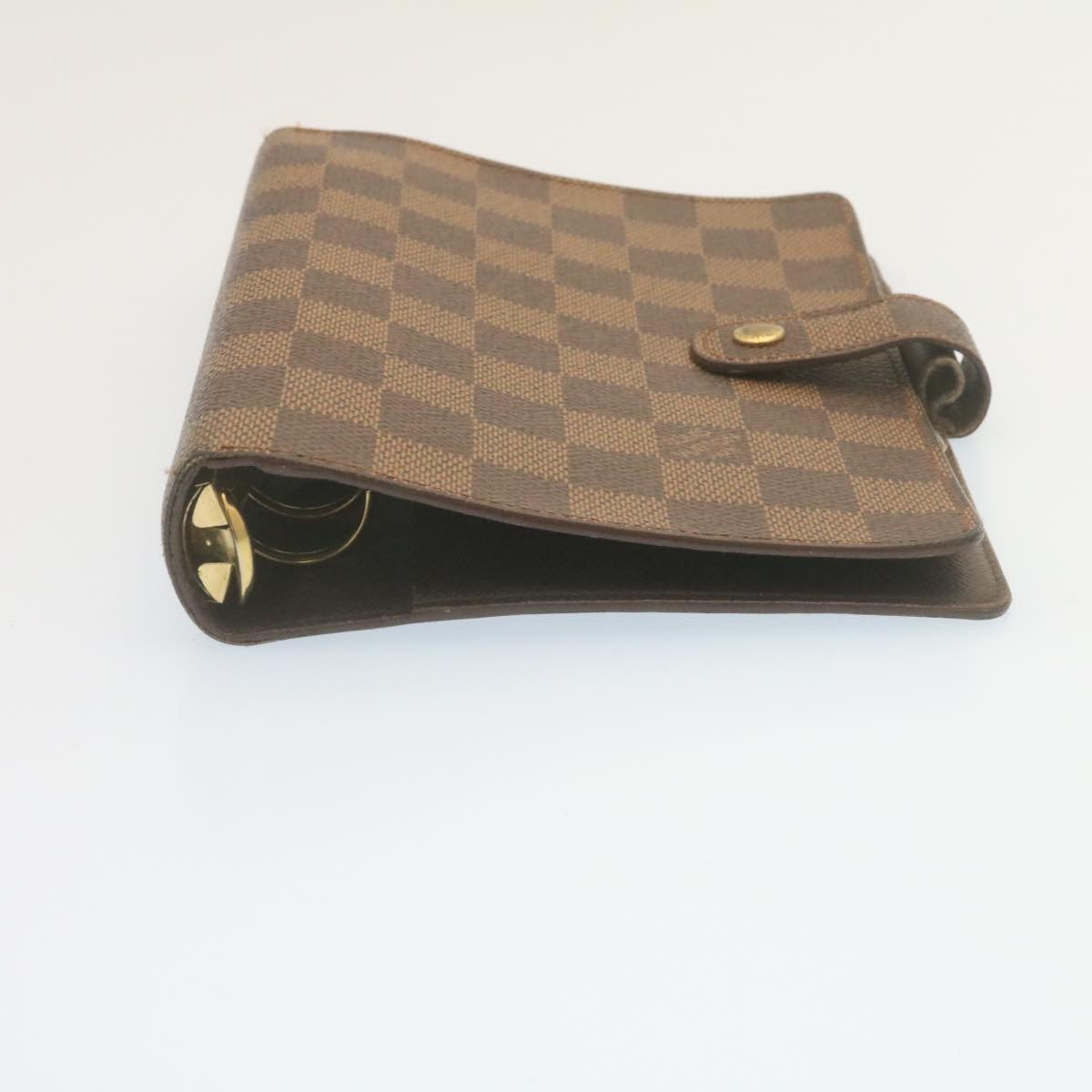 LOUIS VUITTON Damier Ebene Agenda MM Day Planner Cover R20935 LV Auth ar6536