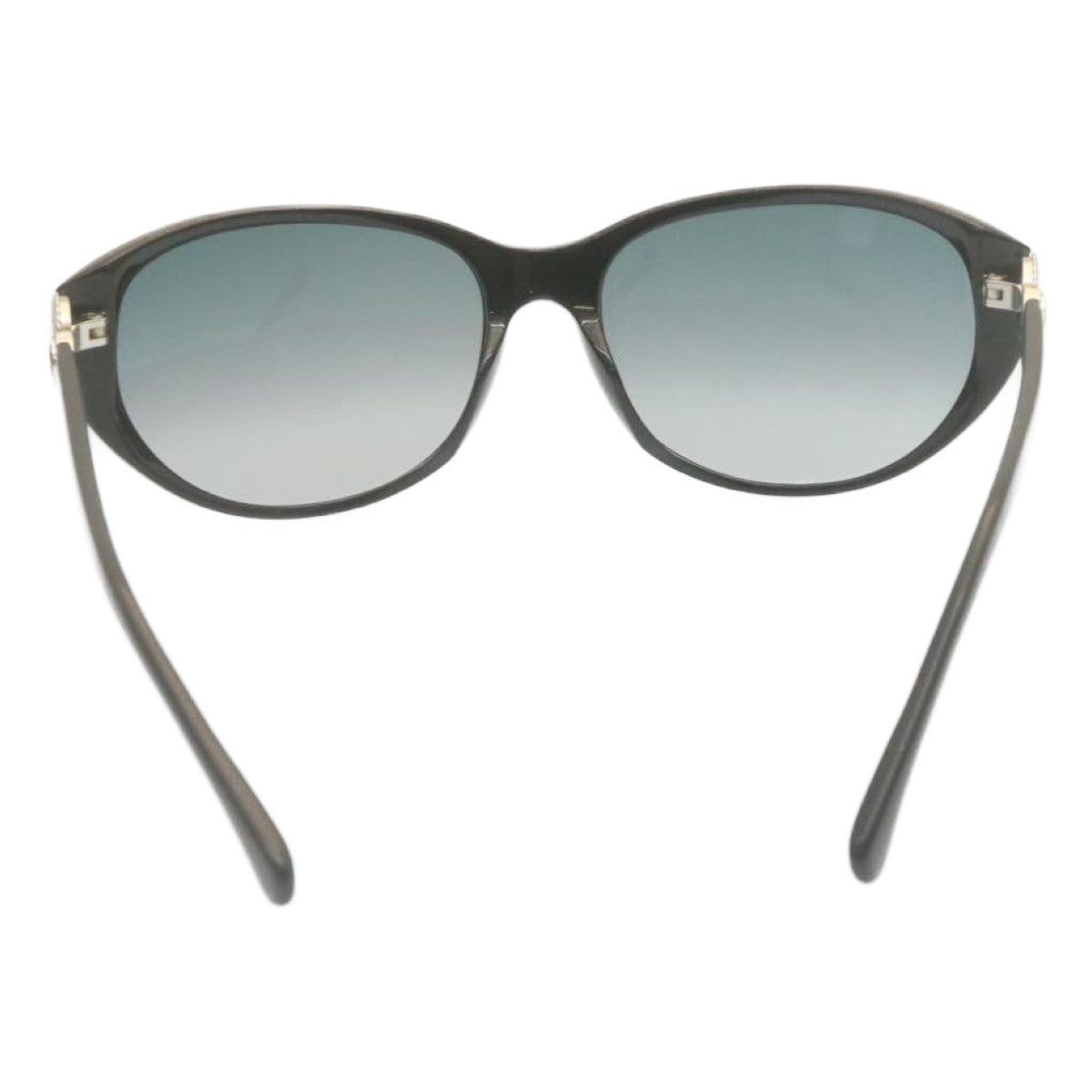 CHANEL Sunglasses Black CC Auth ar6545