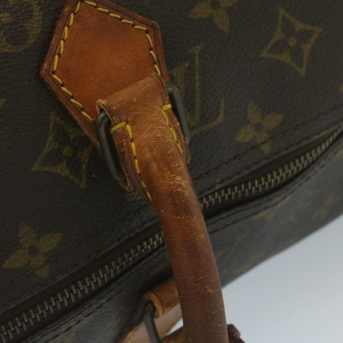 LOUIS VUITTON Monogram Speedy 40 Hand Bag M41522 LV Auth ar6595