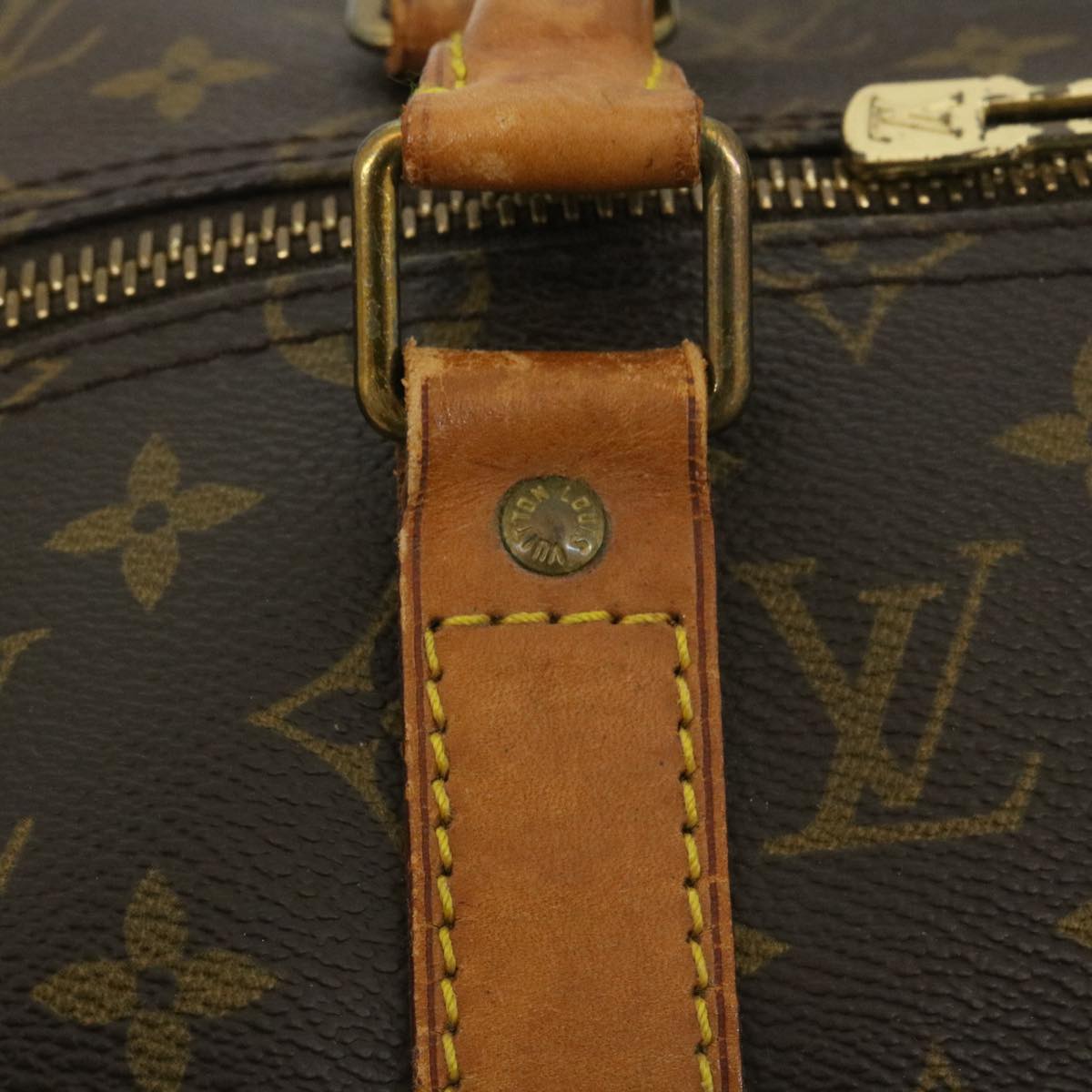 LOUIS VUITTON Monogram Keepall 50 Boston Bag M41426 LV Auth ar6657