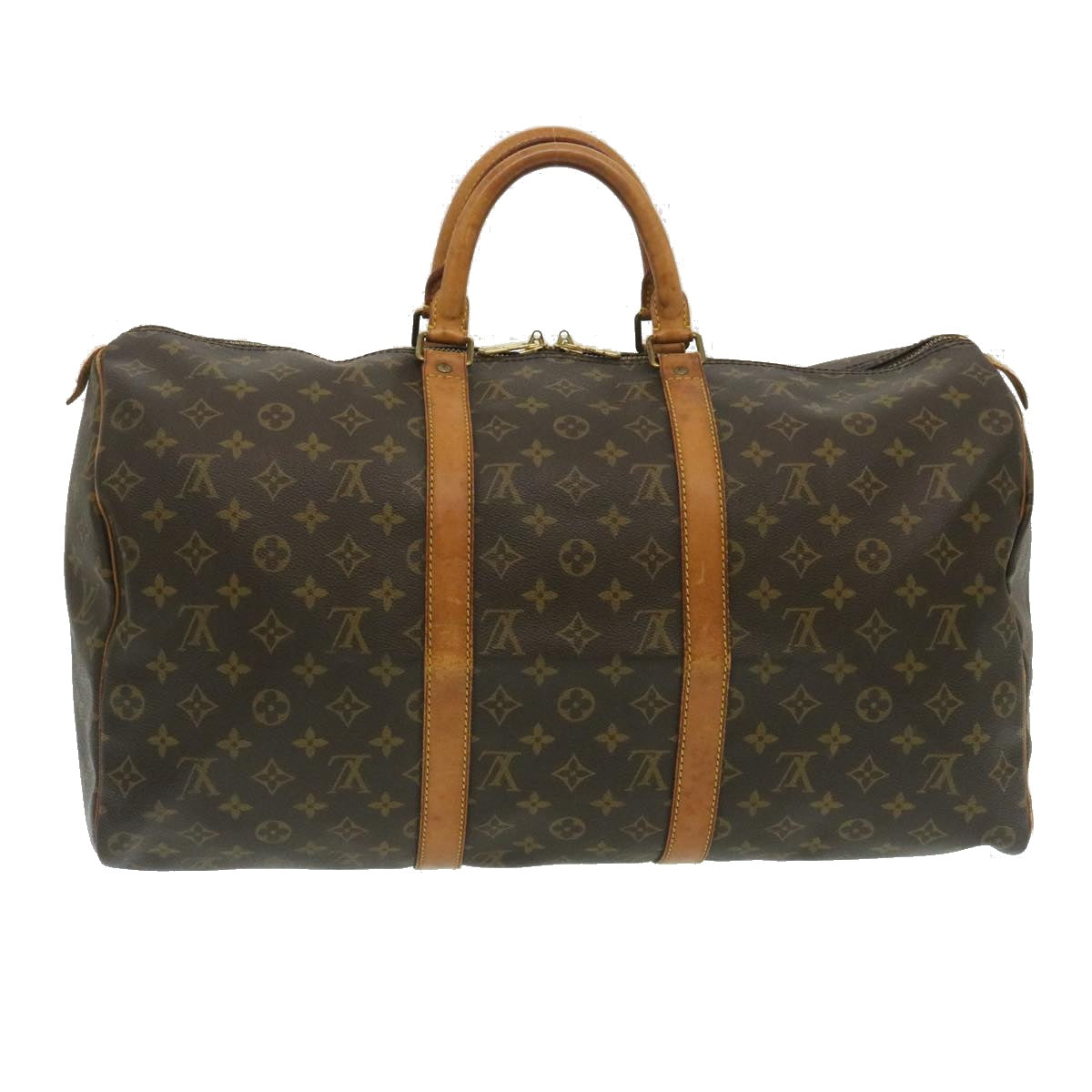 LOUIS VUITTON Monogram Keepall 50 Boston Bag M41426 LV Auth ar6657