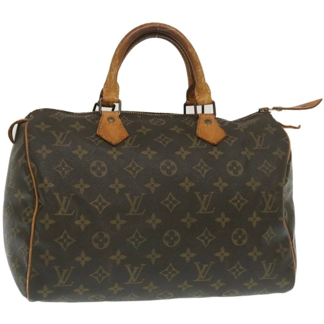 LOUIS VUITTON Monogram Speedy 30 Hand Bag M41526 LV Auth ar6669